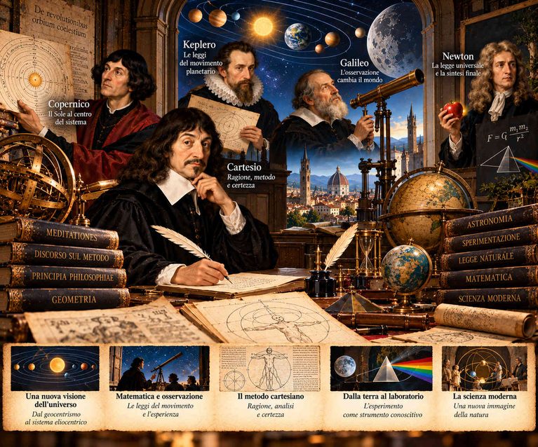 La nascita della scienza moderna: Copernico, Keplero, Galileo, Cartesio e Newton