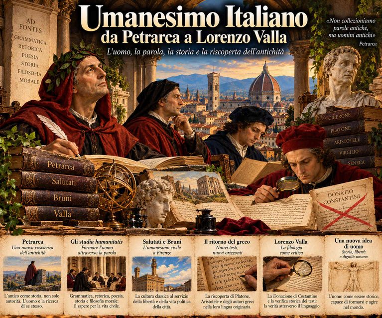 L’Umanesimo italiano: da Petrarca a Lorenzo Valla